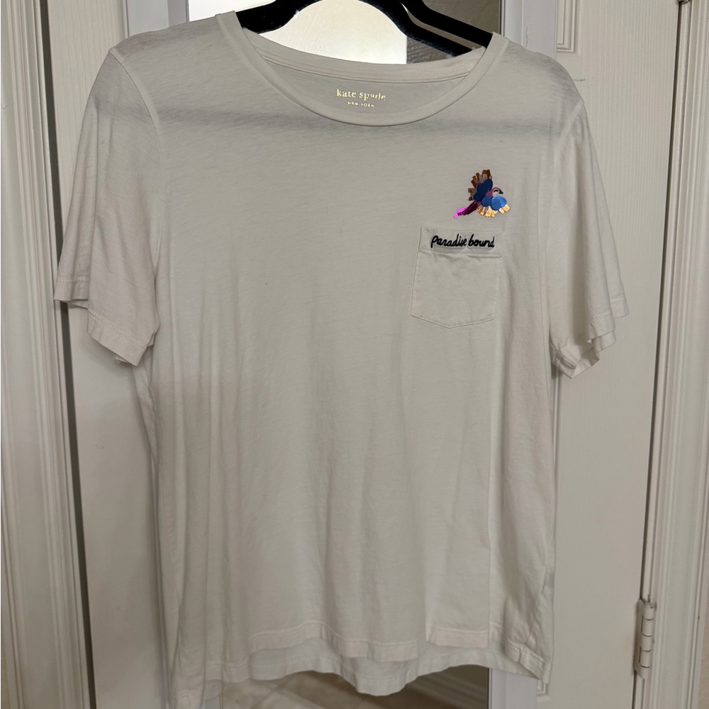 Kate Spade Cream Graphic Tee